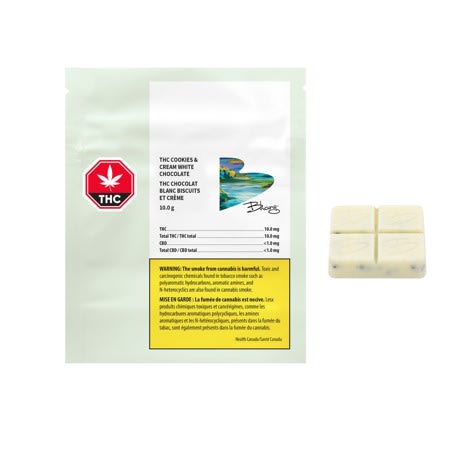 THC Cookies and Cream White Chocolate - THC Cookies and Cream White Chocolate